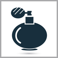 Perfume icon on the background