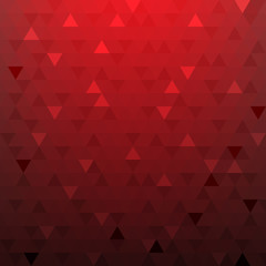 Red polygonal mosaic waffled pattern background
