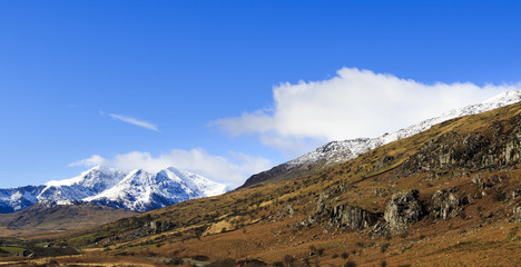 Obraz premium Snowdonia national park,