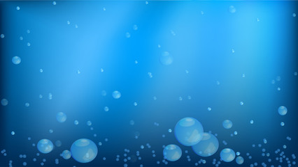 Bubbles under water