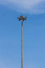 Obraz premium Sport light Blue sky clouds