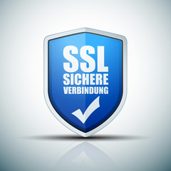 Fototapeta premium SSL Secure Connection (non-English text - SSL Secure Connection)