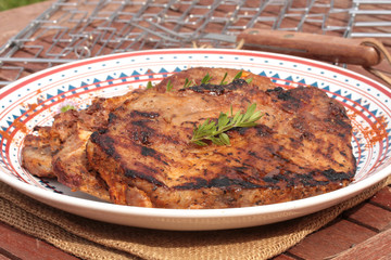 côtes de porc grillées 21052016