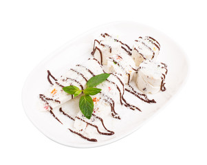 Oriental delicious nougat dessert.