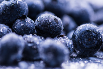 Blueberry, fruit, close-up, macro.