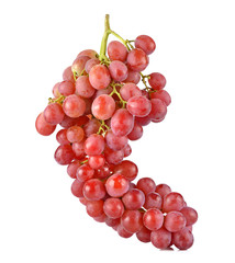 grapes isolated on over white background