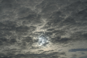 the sun in the clouds