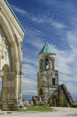 Fototapeta na wymiar bell tower of the old church