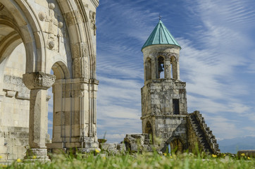 Fototapeta premium bell tower of the old church
