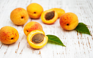 Fresh apricots