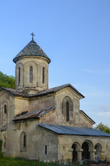 Fototapeta premium the old church against the blue sky