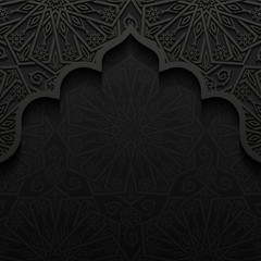 Abstract background with traditional ornament