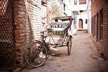 Fototapeta na wymiar India rickshaw