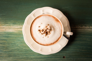 Hot and fresh coffee