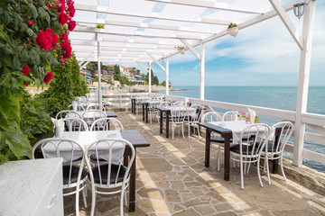 Restaurant at the seashore