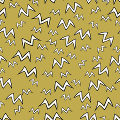 Spring birds seamless pattern. 