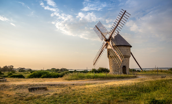 Ancien moulin à vent, Batz-sur-Mer