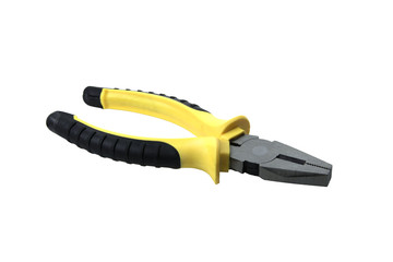Pliers with yellow handles