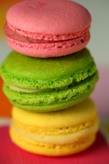 Colorful macaroons