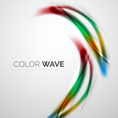 Elegant light smooth wave