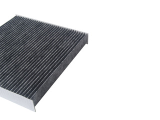 new carbon car air conditioner filter isolated on white backgrou