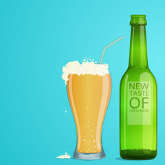 full glass empty bottle