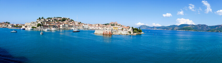 Fototapeta na wymiar Landscape of Porto Ferraio Elba Island Tuscany Italy