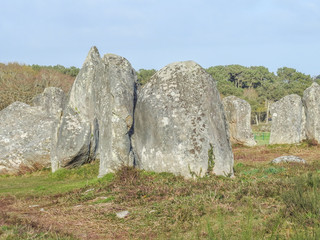 alignement menhirs carnac morbihan bretagne