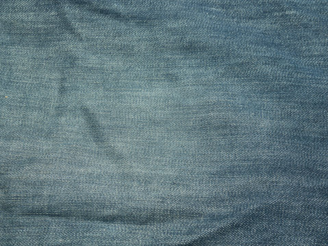 Texture of blue jeans for background