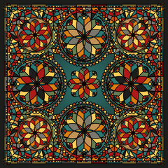 stained glass elements baroque