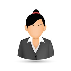 realistic business person avatar design