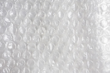White bubble wrap business isolated background.