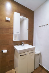 Interior of a bathroom in a guest house