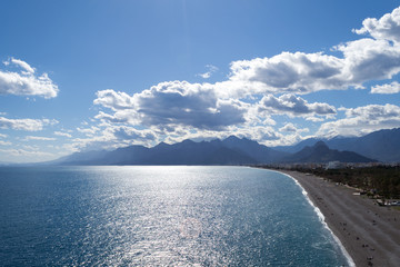 Mountains by the sea