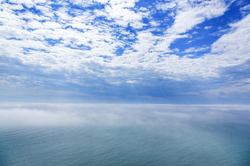 Seascape with clouds