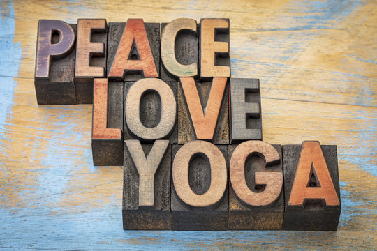 peace, love and yoga