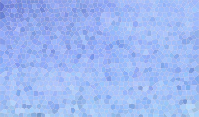 Blue abstract background from mosaic