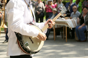 Performance street of musicians