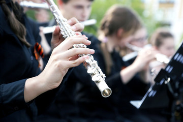 Performance of the brass band