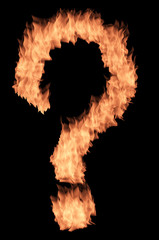 fire question mark