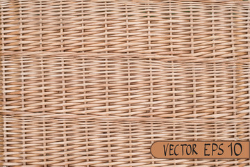  wicker real pattern. Vector illustration