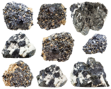 Perovskite and knopite crystals isolated