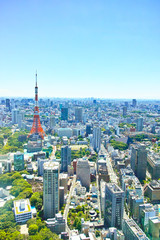 Naklejka premium 新緑の東京の風景