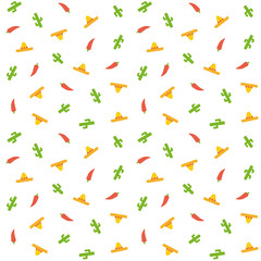 Mexican seamless pattern