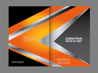 Vector brochure template design
