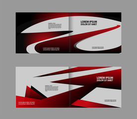 Professional business catalog template or corporate brochure design 
