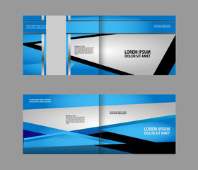 Vector brochure template design
