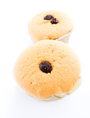  muffins isolated on white