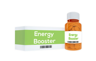 Energy Booster medication concept
