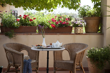 Colazione in terrazza